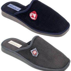 Herren-Hausschuhe aus Cord Meteor Szymon MV251 – Bild 1