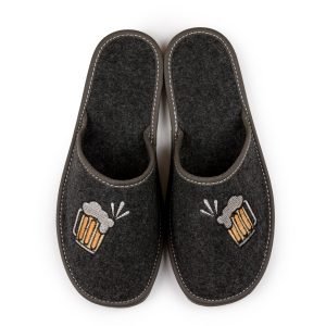 Men's Slippers Wool Felt NOWO-121 - Image 3
