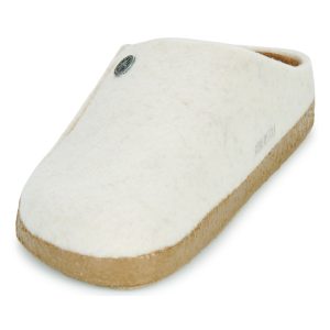 BIRKENSTOCK Damen Filz-Hausschuhe Zermatt Standard FE in Ecru / Naturweiß – Bild 3