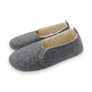 Damen-Hüttenschuhe aus Wollfilz warm gefüttert BK-545 – Bild 3