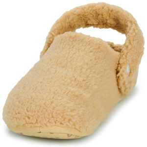 Crocs Damen-Hausschuhe Classic Cozzzy Slipper in Beige – Bild 3