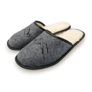 Herren-Hausschuhe aus Wollfilz warm gefüttert FM-5037 – Bild 3