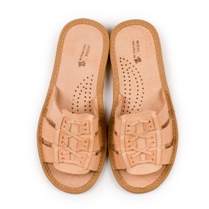 Damen Pantoletten aus echtem Leder K-1155 – Bild 3