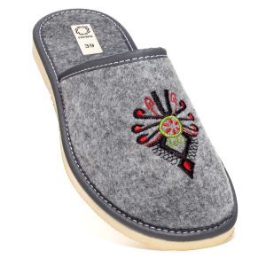Damen-Hausschuhe aus echtem Leder FK-1554 – Bild 3