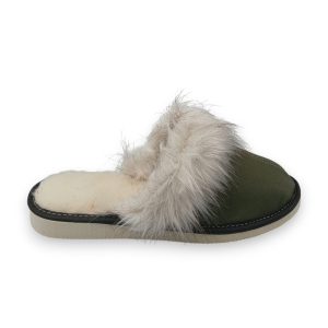 Women's Slippers Genuine Leather Warm Lined K-4233A - Image 4