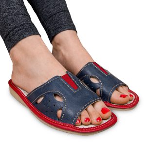 Women's Slippers Genuine Leather NOWO-13 - Image 4