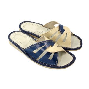 Damen-Hausschuhe aus echtem Leder NOWO-29 – Bild 4