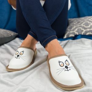Women's Slippers Genuine Leather NOWO-63 - Image 4