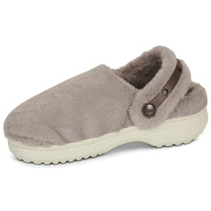 Crocs Men's Slippers Classic Unfurgettable Clog in Beige - Image 4
