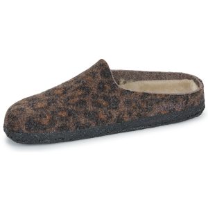 BIRKENSTOCK Damen Filz-Hausschuhe Amsterdam Wrapped / Dip / Shearling / Leo / Pepper / Narrow – Bild 4
