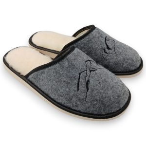Herren-Hausschuhe aus Wollfilz warm gefüttert FM-5037 – Bild 4