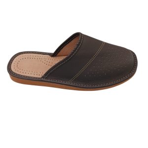 Herren-Hausschuhe aus echtem Leder M-2041 – Bild 4