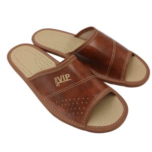 Herren Pantoletten aus echtem Leder EM-7003 – Bild 4