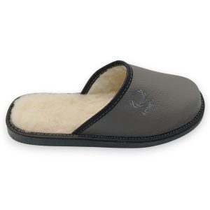 Herren-Hausschuhe aus echtem Leder warm gefüttert M-5036A – Bild 4