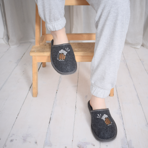 Men's Slippers Wool Felt NOWO-121 - Image 5