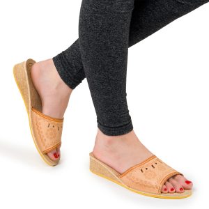 Damen-Hausschuhe aus echtem Leder NOWO-35 – Bild 5