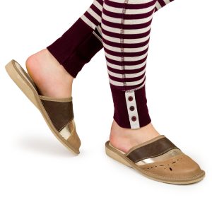 Damen-Hausschuhe aus echtem Leder NOWO-66 – Bild 5