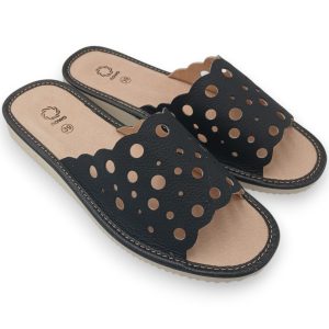 Women's Slippers Genuine Leather NOWO-92 - Image 4