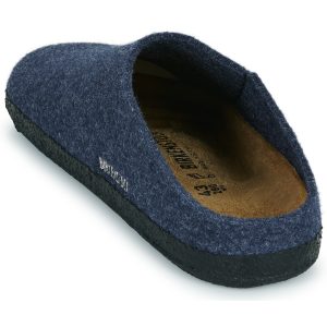 BIRKENSTOCK Men's Felt Slippers Zermatt Felt / Dark / Blue - Image 5