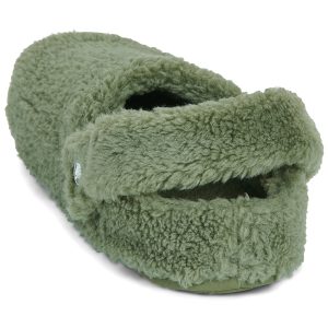 Crocs Herren-Hausschuhe Classic Cozzzy Slipper in Grün – Bild 5