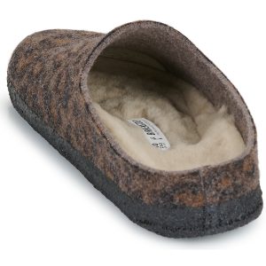 BIRKENSTOCK Damen Filz-Hausschuhe Amsterdam Wrapped / Dip / Shearling / Leo / Pepper / Narrow – Bild 5