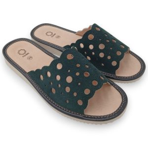Women's Slippers Genuine Leather K-1161B - Image 5