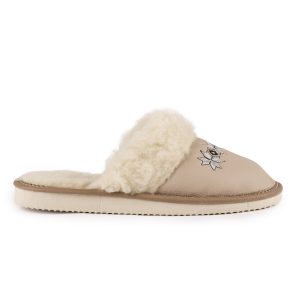 Women's Slippers Genuine Leather Warm Lined K-4088G - Image 5