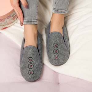 Damen-Hüttenschuhe aus Wollfilz BK-542 – Bild 6