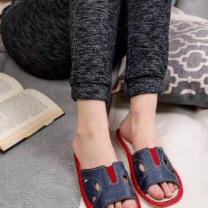 Women's Slippers Genuine Leather NOWO-13 - Image 6