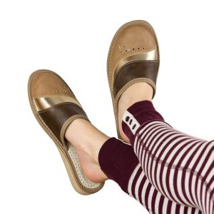 Damen-Hausschuhe aus echtem Leder NOWO-66 – Bild 6