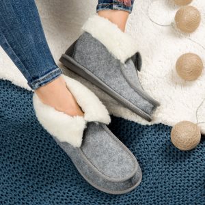 Damen-Hüttenschuhe aus Wollfilz BK-4203 – Bild 8